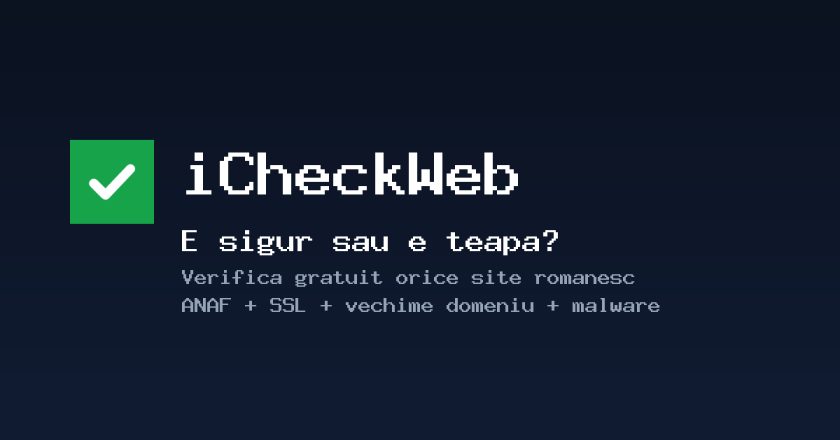iCheckWeb — Verifică site, telefon, IBAN sau firmă